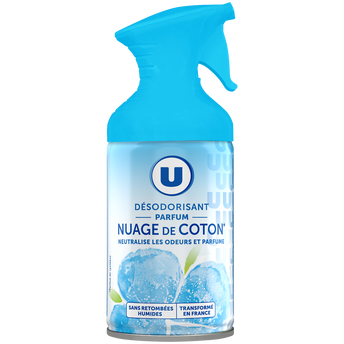 Image de U
Désodorisant parfum nuage de coton aérosol de