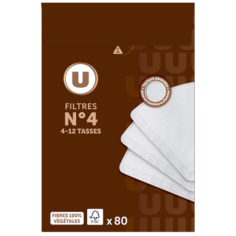 Image de U
Café en grains Filtres à café N°4