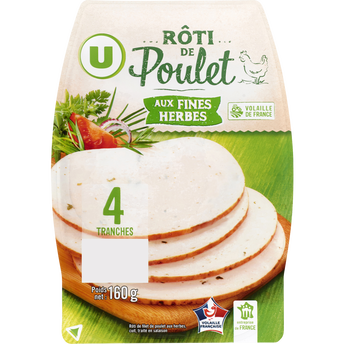 Image de U
Rôti de Poulet aux fines herbes - x4 tranches