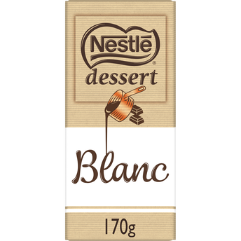 Image de Chocolat blanc pâtissier NESTLE DESSERT - Tablette