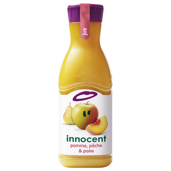 Image de Pur jus réfrigéré de pommes poires pêches INNOCENT