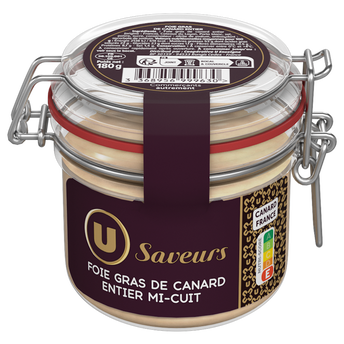 Image de U SAVEURS
Foie gras de Canard entier origine France