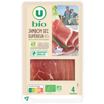 Image de U BIO
Jambon Sec Supérieur - x4 tranches