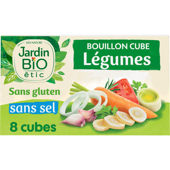 Image de Bouillon cube légumes sans sel, sans gluten bio JARDIN BIO