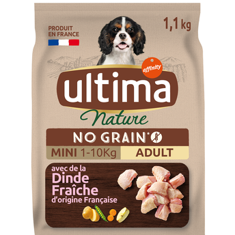 Image de Croquettes pour chien mini sans céréales dinde ULTIMA NATURE
