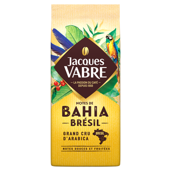 Image de Café moulu JACQUES VABRE Origine Brésil Bahia - 100% Arabica