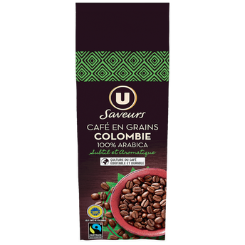 Image de U SAVEURS
Café en grains Colombie