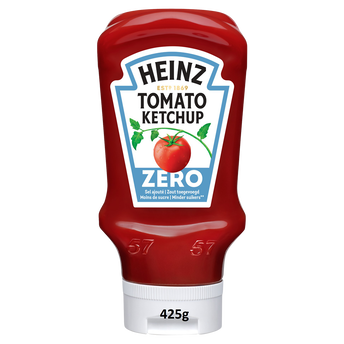 Image de Tomato ketchup sans sucre ajouté HEINZ, flacon souple top down