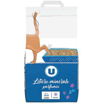 Image de U
Litière minérale parfumée pour chat - Sac