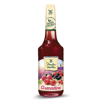 Image de Sirop de Grenadine MOULIN DE VALDONNE, bouteille