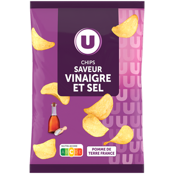Image de U
Chips saveur vinaigre et sel U