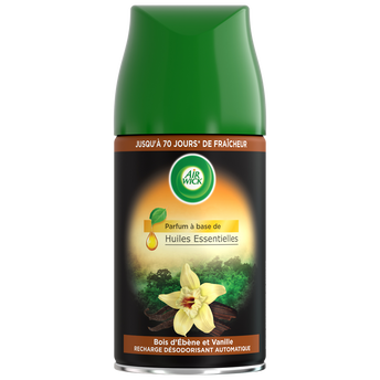 Image de Recharge pour diffuseur Fresh Matic parfum bois d'ébène et vanille desîles bourbon AIR WICK