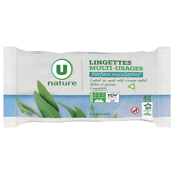 Image de U NATURE
Lingettes multi-usages eucalyptus