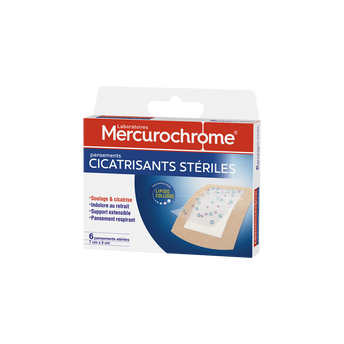 Image de Pansements cicatrisants stériles MERCUROCHROME