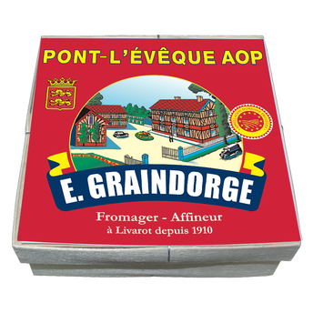 Image de Fromage Pont l'Évêque AOP au lait pasteurisé E.GRAINDORGE