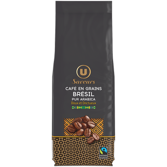 Image de U SAVEURS
Café grains Brésil