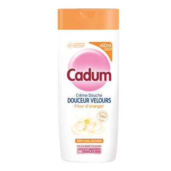 Image de Crème douche Velours fleur d'oranger CADUM