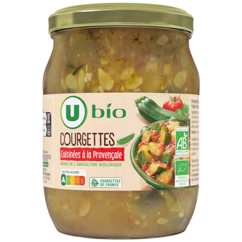 Image de U BIO
Courgettes cuisinées à la provençale - Bocal