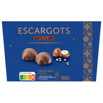 Image de U
Escargots praliné chocolat au lait