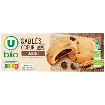 Image de U BIO
Sablé coeur chocolat U BIO
