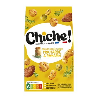 Image de Graines grillées apéro moutarde & romarin CHICHE, sachet