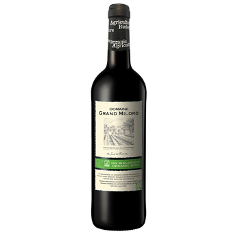 Image de Vin IGP rouge bio de pays du Gard "Domaine du grand Milord", bouteillede