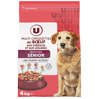 Image de U
Croquettes au boeuf pour chien senior