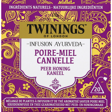 Twinings Infusion Ayurveda Poire Miel Twinings 20 Sachets