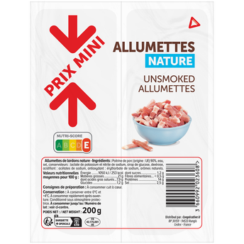 Image de Allumettes natures PRIX MINI