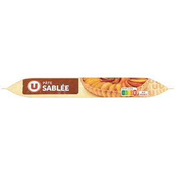 Image de U
Pâte à tarte sablée ronde prête à dérouler