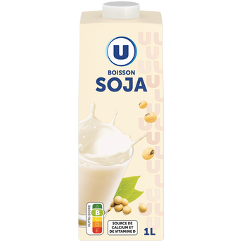 Image de U
Boisson végétale au soja calcium