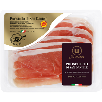 Image de U SAVEURS
Jambon de San Daniele 14 mois d'affinage