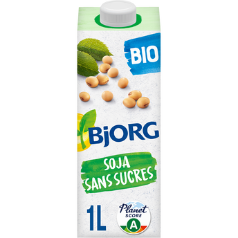 Image de Boisson végétale Bio Soja Sans sucres BJORG - Brique