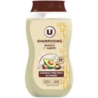 Image de U
Shampooing Cheveux très secs ou frisés, karité & avocat