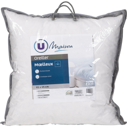 Oreiller Moelleux Plume Et Duvet 65x65 Cm U Maison Super U
