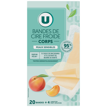Image de U
Bande de cire froide pour le corps