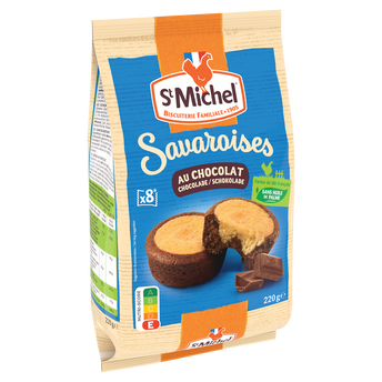 Image de Gâteaux Savaroises au chocolat ST MICHEL - x8 sachets - Le paquet de