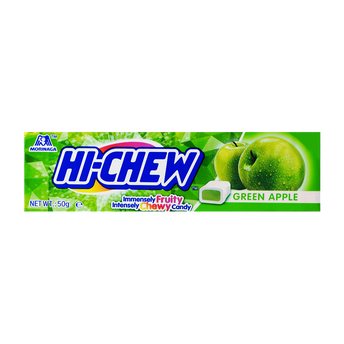 Image de Bonbons à mâcher saveur pomme verte, HI-CHEW, boîte présentoir x15 étuis