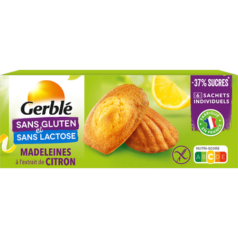Image de Madeleine  Citron Sans Gluten GERBLE  -  180