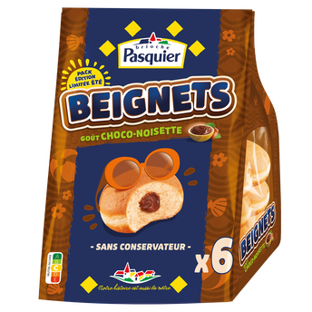 Image de Beignets goût chocolat noisette BRIOCHE PASQUIER - x6