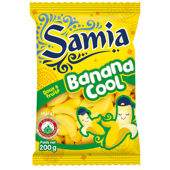 Image de Bonbons gélifiés banane SAMIA