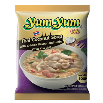 Image de Soupe de nouille saveur poulet coco thaï YUM YUM