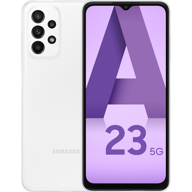 Galaxy A23 5G 128Go 4Go - Blanc - SAMSUNG - Super U, Hyper U, U