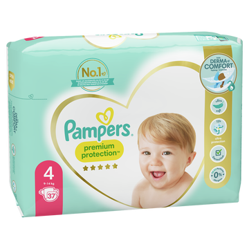 Pampers Couches Premium Protection Pampers Langes Geant Taille 4 X37