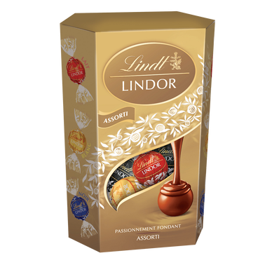 Achat Lindt Lindor · Chocolat de Noël · au lait fourré d'un suprême fondant  • Migros