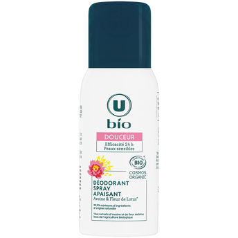 Image de U BIO
Déodorant apaisant avoine lotus spray