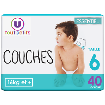 Image de U TOUT PETITS
Couche essentiel taille 6