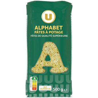 Image de U
Pates alphabets, sachet de