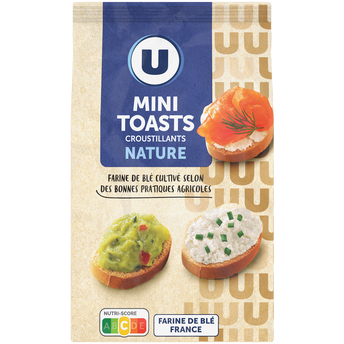 Image de U
Mini toasts à tartiner nature - sachet