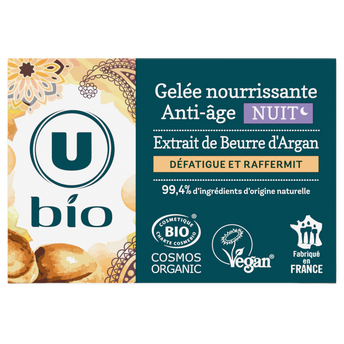 Image de U BIO
Soin visage Gelée de nuit nourrissante anti-âge à l'argan